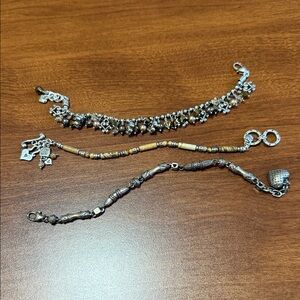 Lot of 3 vintage Brighton bracelets